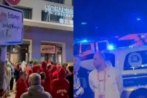 火警惊魂😨意大利等多队凌晨2点撤离酒店 美国女篮另住未受影响